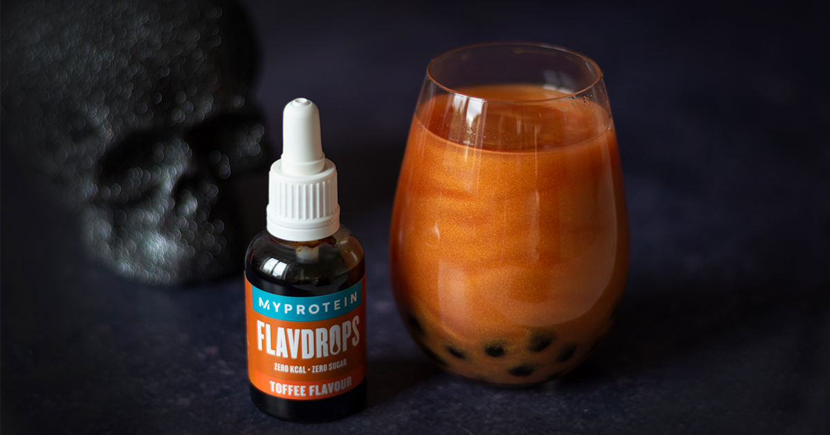 Toffee Apple Bubble Tea 'Love Potion' with Myprotein Flavdrops™