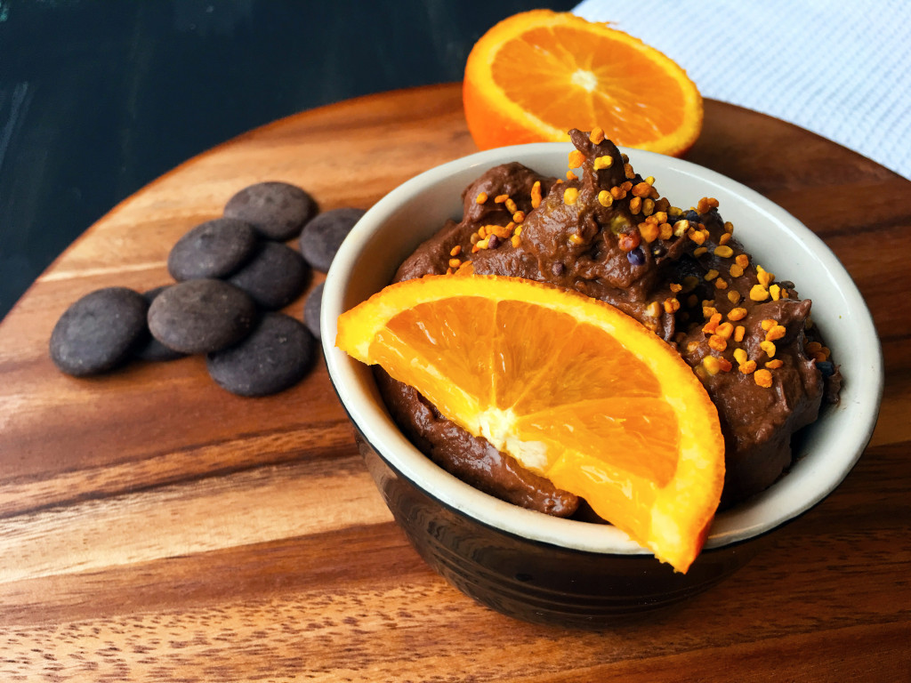 Orange And Cayenne Chocolate Avocado Mousse