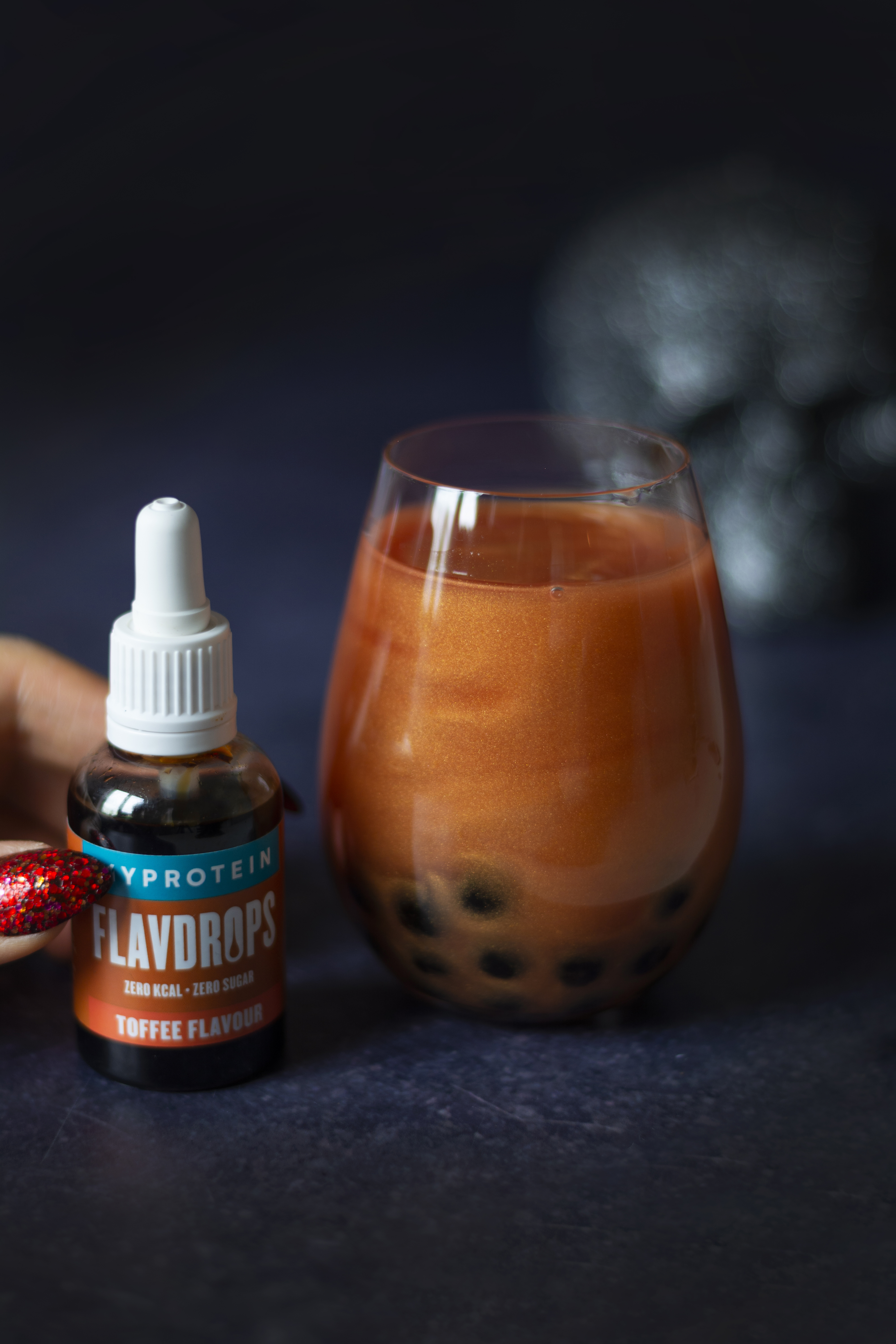 Toffee Apple Bubble Tea 'Love Potion' with Myprotein Flavdrops™